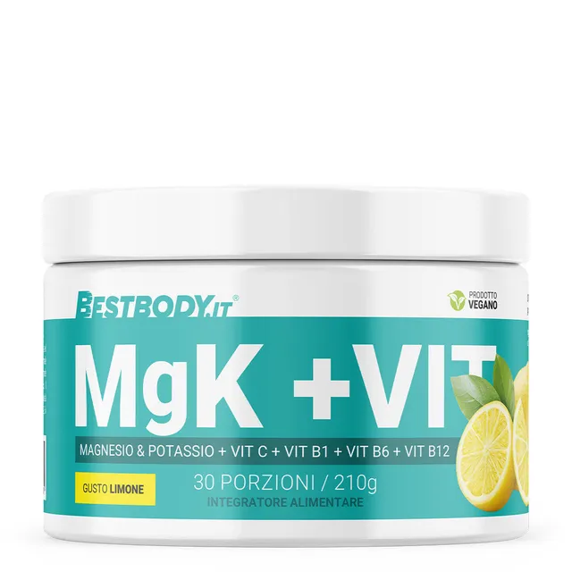 Best Body MgK +Vit Integratore Magnesio Arancia 210g