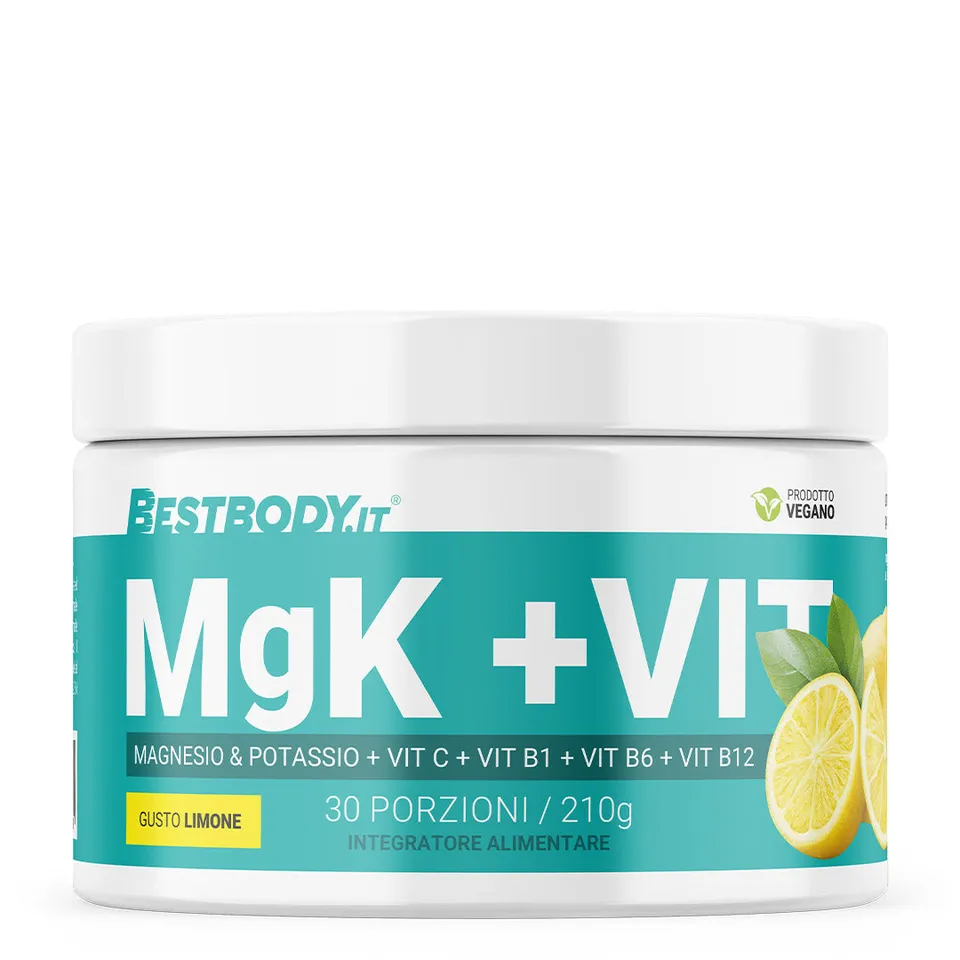Best Body MgK +Vit Integratore Magnesio Arancia 210g