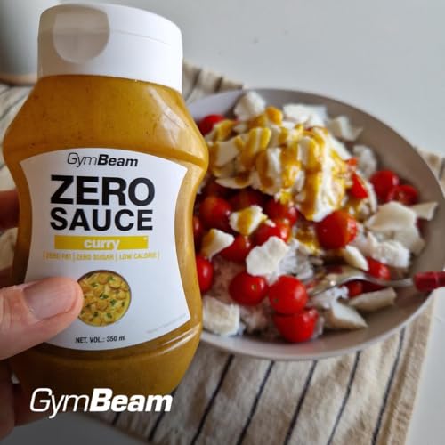 GymBeam Alimentazione Salsa Zero Curry 350 ml senza zuccheri