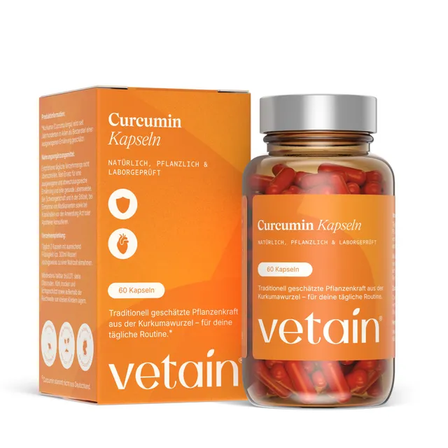 Vetain Curcuma Curcumina capsule 60pz antiossidante