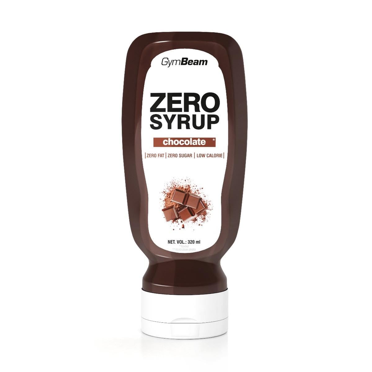 GymBeam Sciroppo ZERO Chocolate 320 ml Dolcificante Zero Calorie