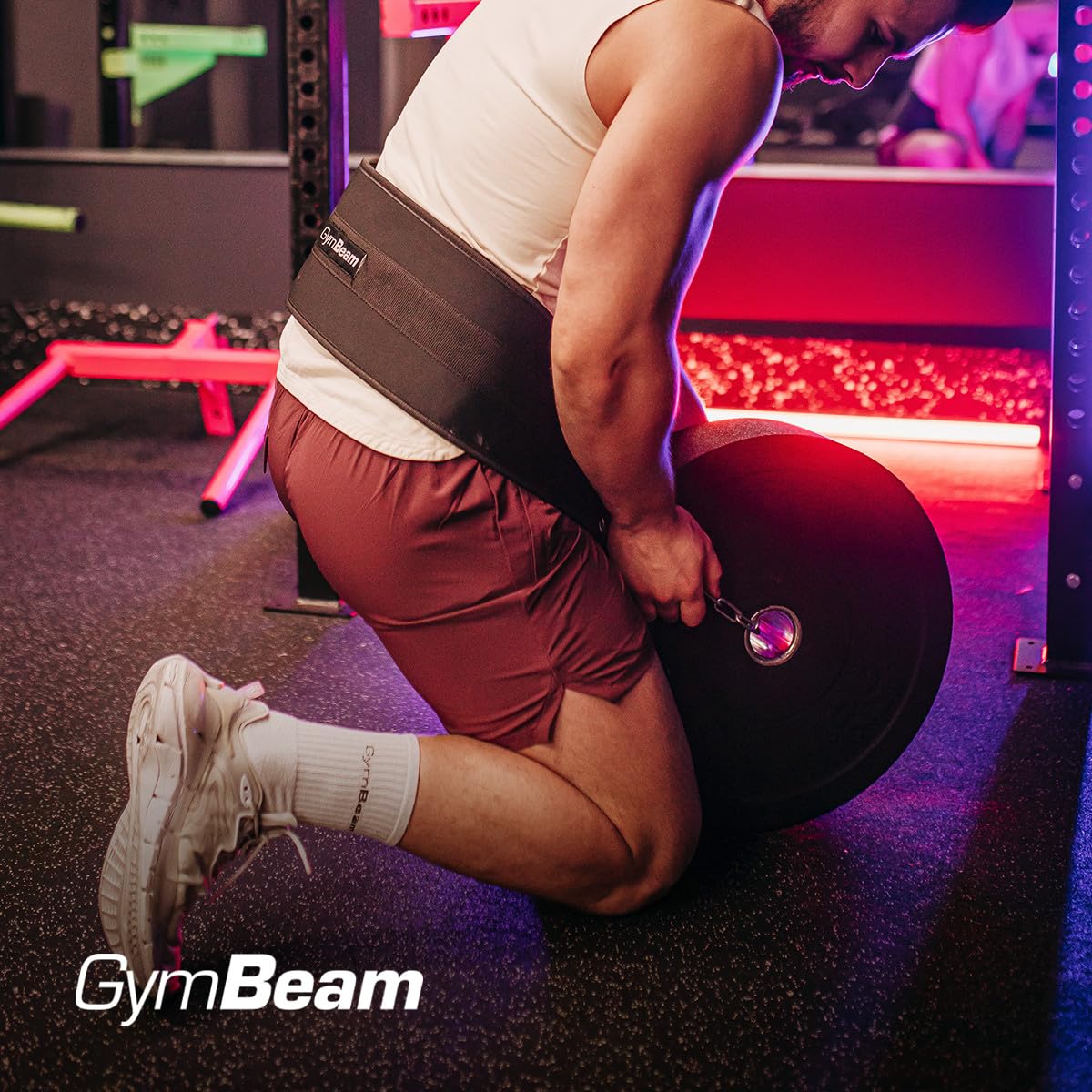 GymBeam Dip Belt cintura pesi 50 kg in EVA con catena