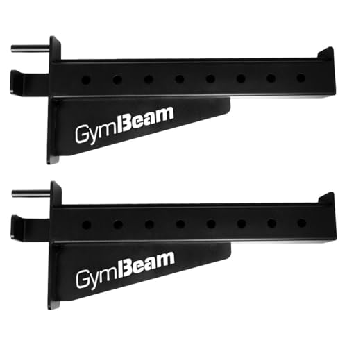 GymBeam Barre Sicurezza Rack 55cm Acciaio Safety Bars 300kg