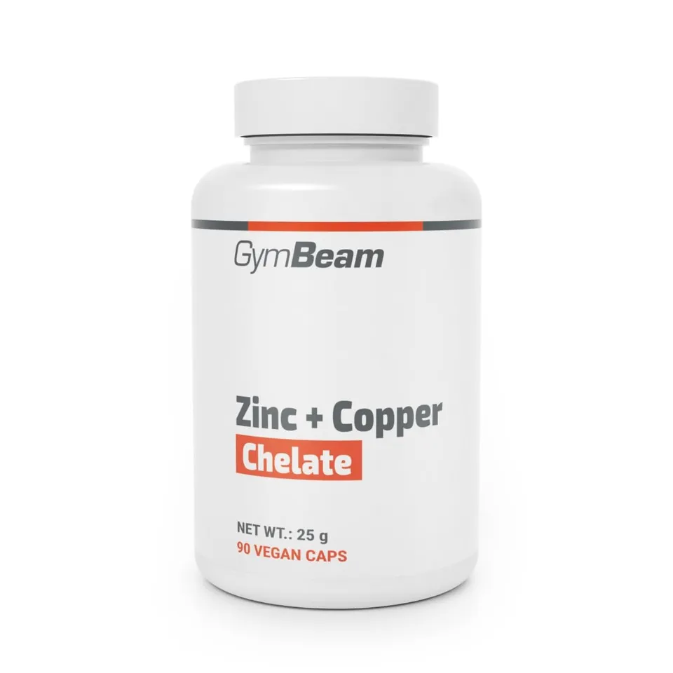 GymBeam Zinco + Rame Chelato Bisglicinato Capsule Vegane Immunita