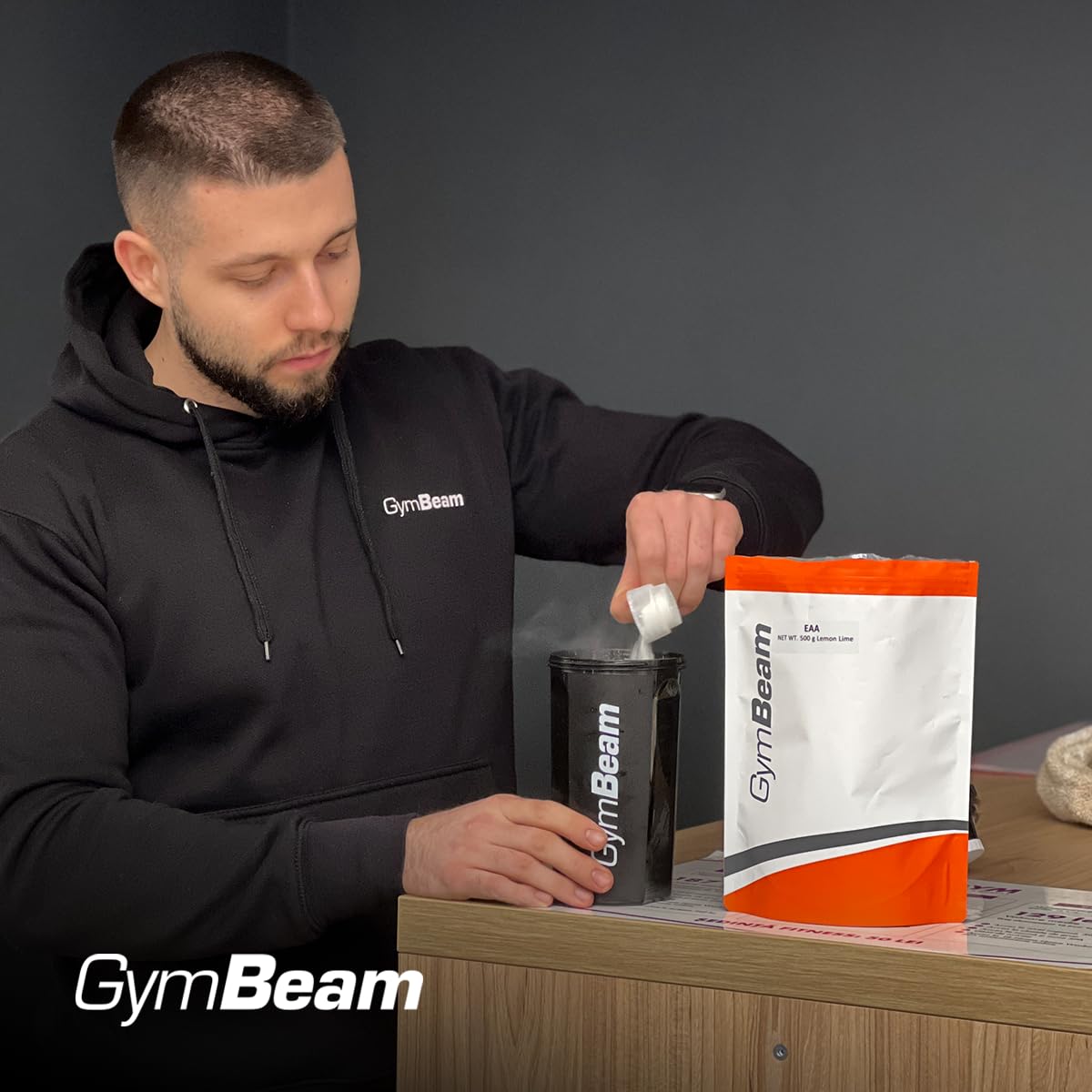 GymBeam EAA Amminoacidi Essenziali Polvere 500 g Limone Lime