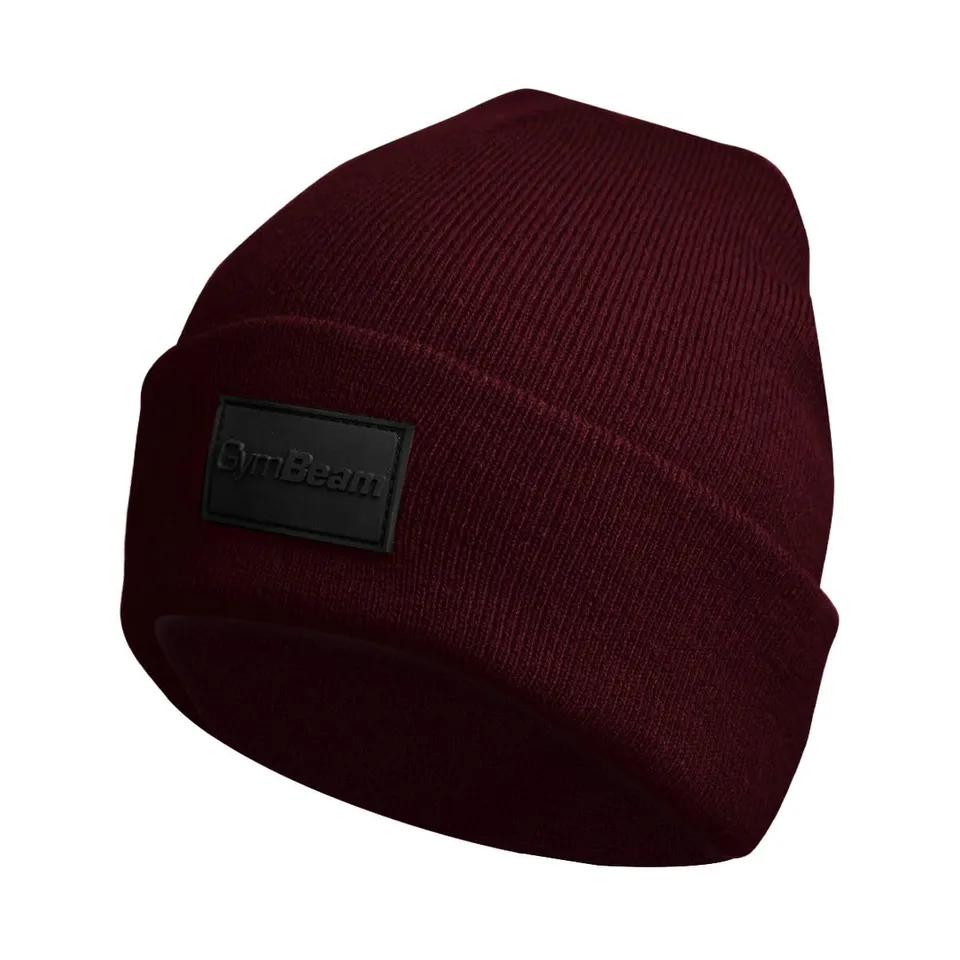 GymBeam Polar Beanie Berretto Burgundy Acrilico