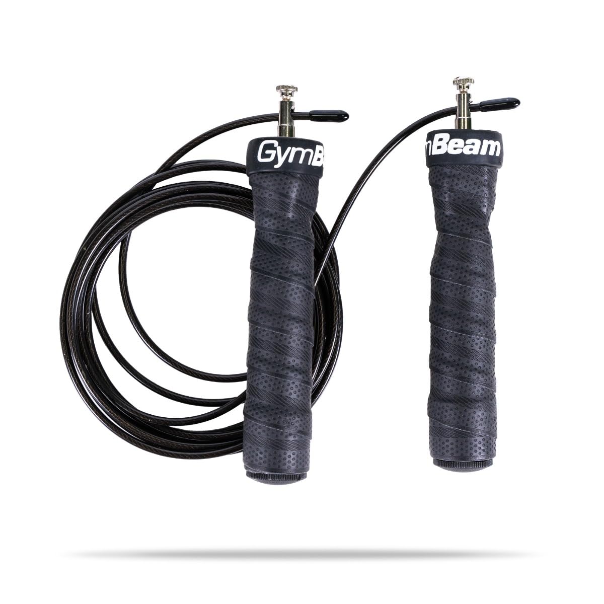 GymBeam Corda Saltare Onyx Pesi Rimovibili 160g Acciaio
