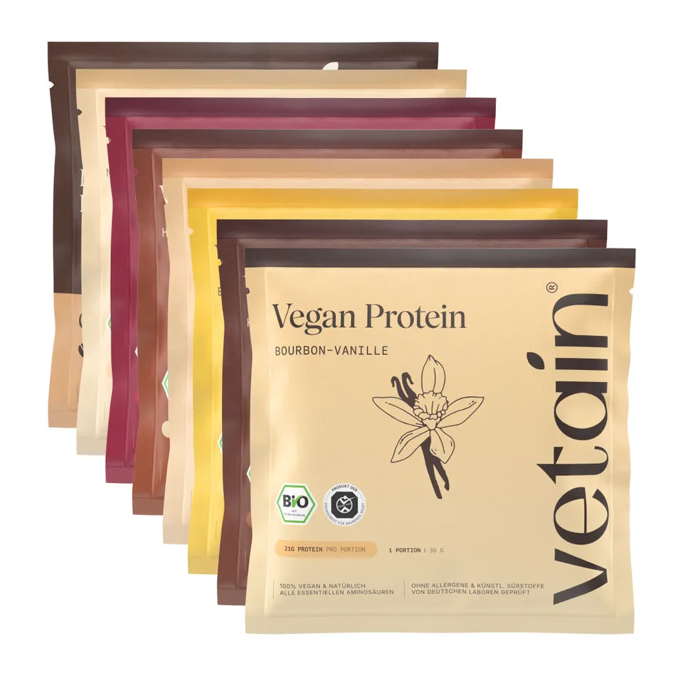 Vetain Proben Vegan Protein Sample Pack 8x30g 8 gusti