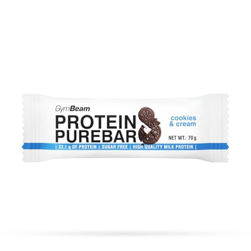 GymBeam PureBar 12x70g Barretta Proteica Cookies Cream Fibre