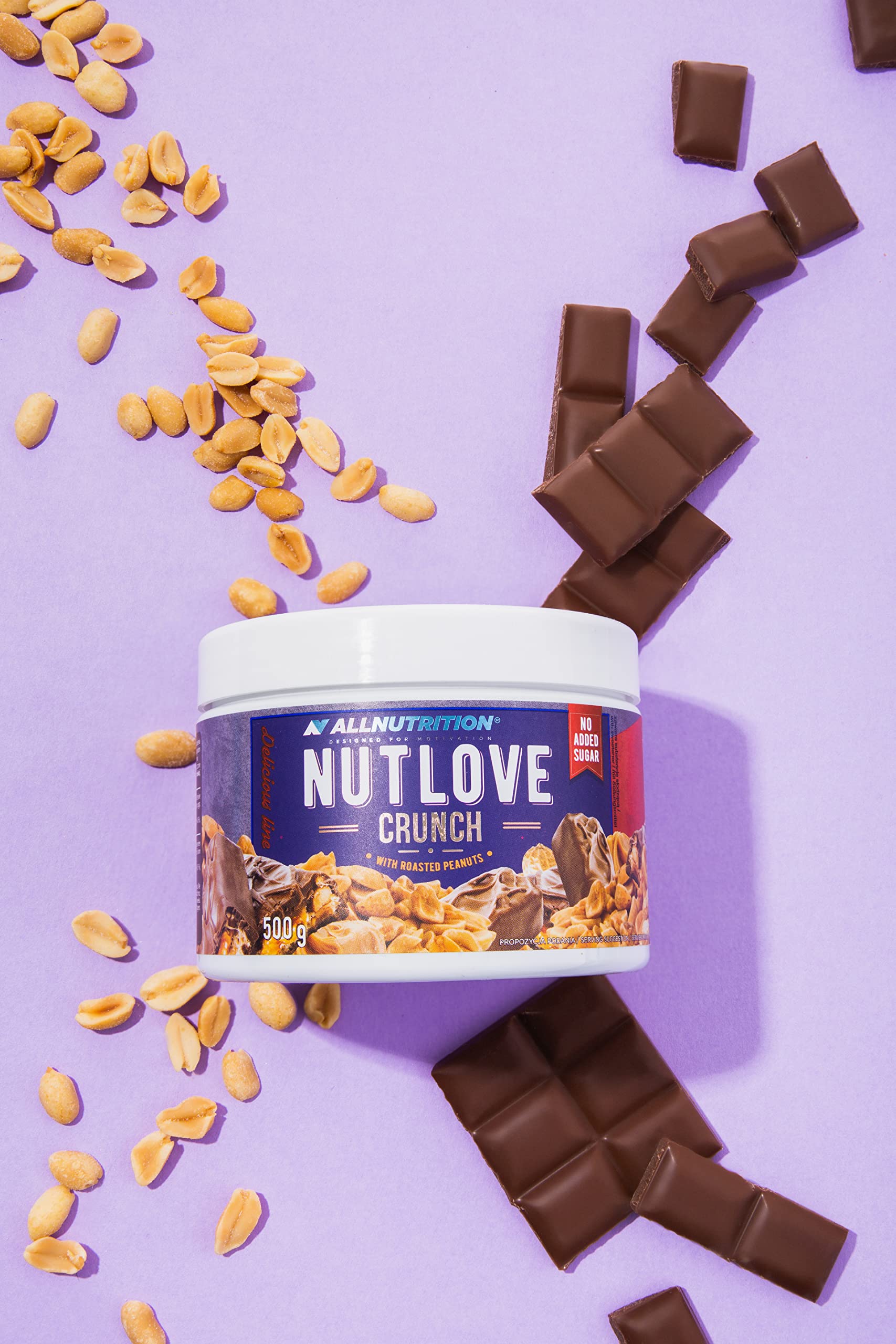 AllNutrition Nutlove Choco Crunch crema spalmabile 500g arachidi