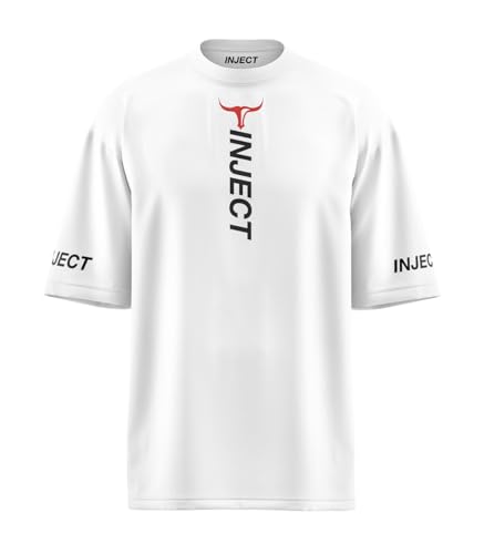 INJECT Drop T-Shirt Oversize Cotone Nero Unisex