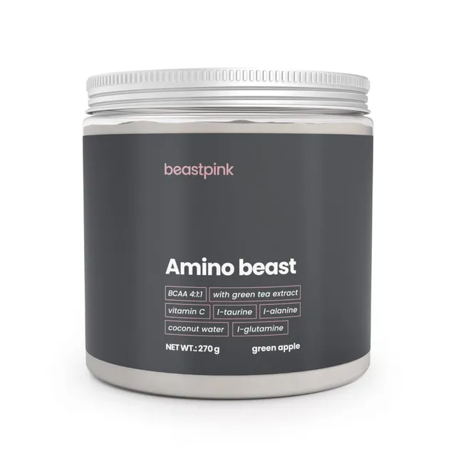 GymBeam Amino Beast aminoacidi mela verde 270 g BCAA