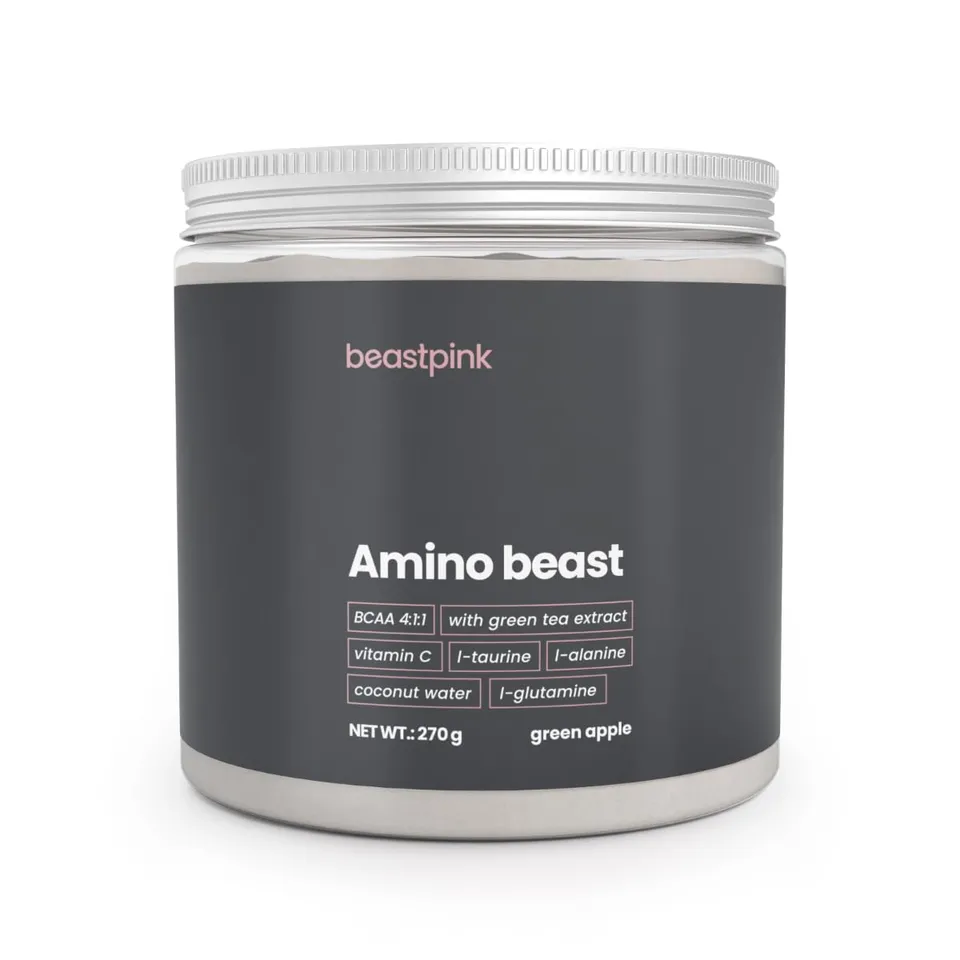 GymBeam Amino Beast aminoacidi mela verde 270 g BCAA