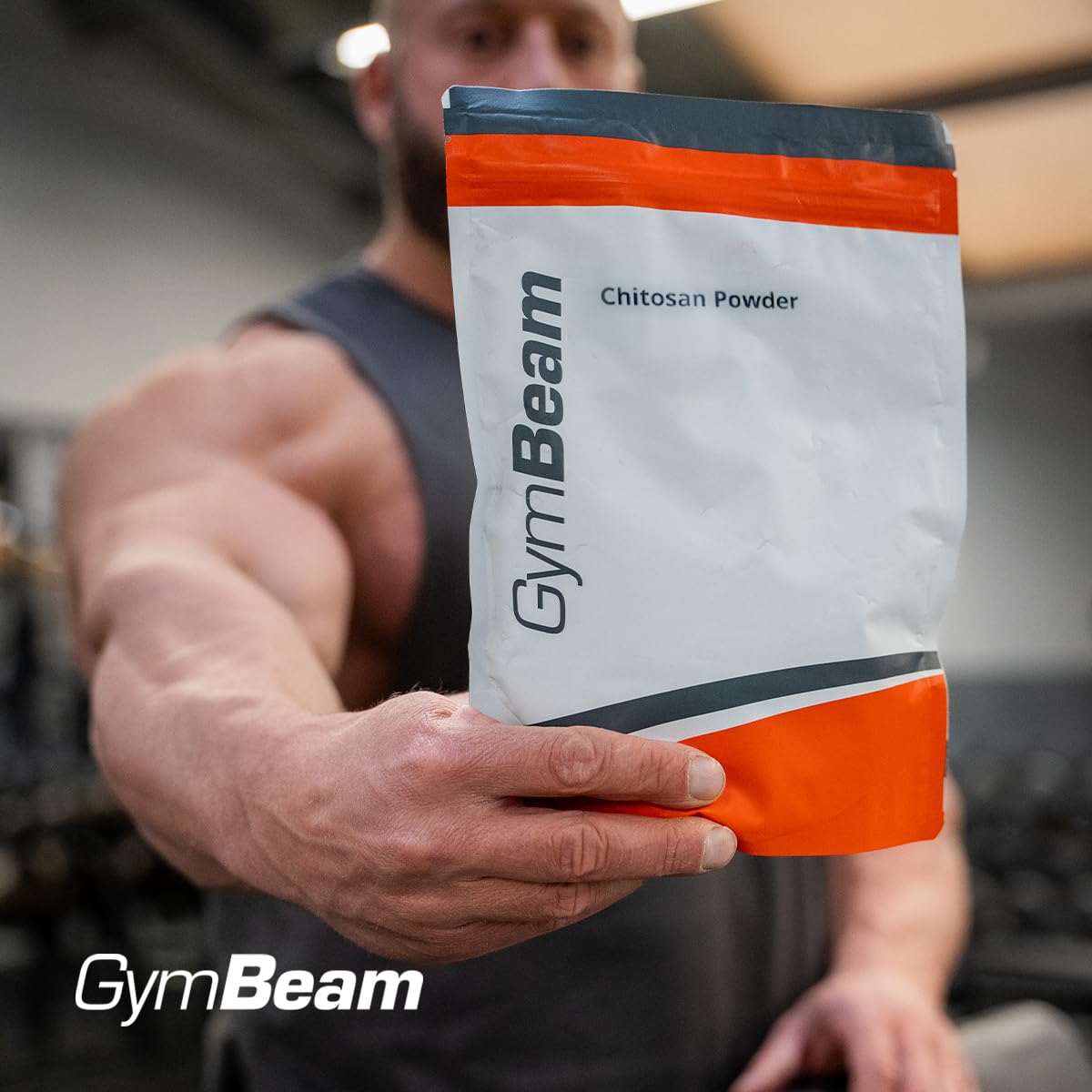 GymBeam Chitosano Polvere 500 g Fibra per Colesterolo