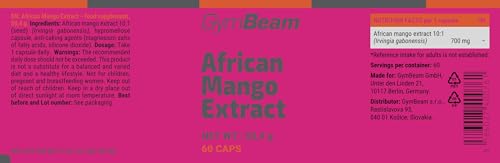 GymBeam Mango Africano 10:1 Capsule Vegane Gestione Peso