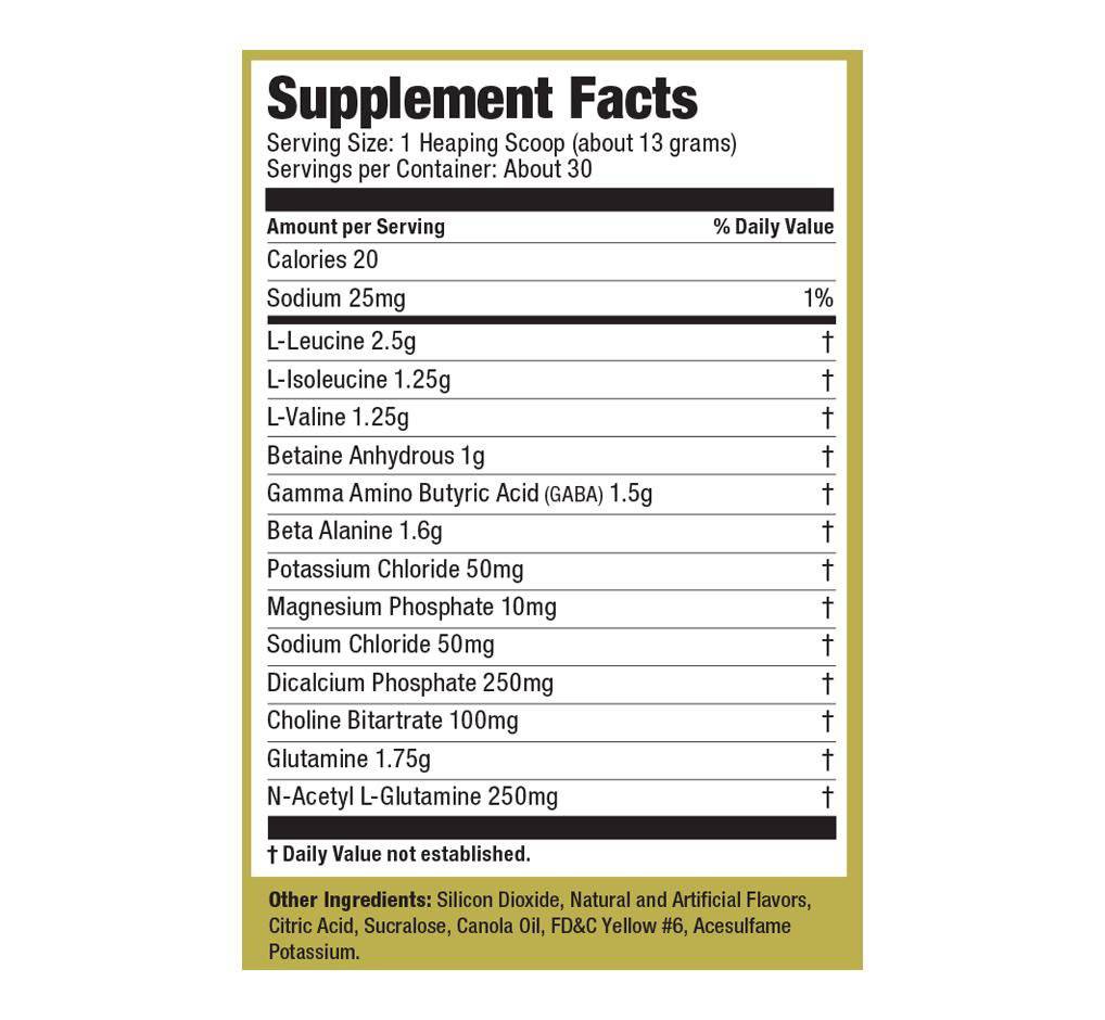 Ultimate Nutrition Post Gold post workout cherry limeade BCAA glutammina