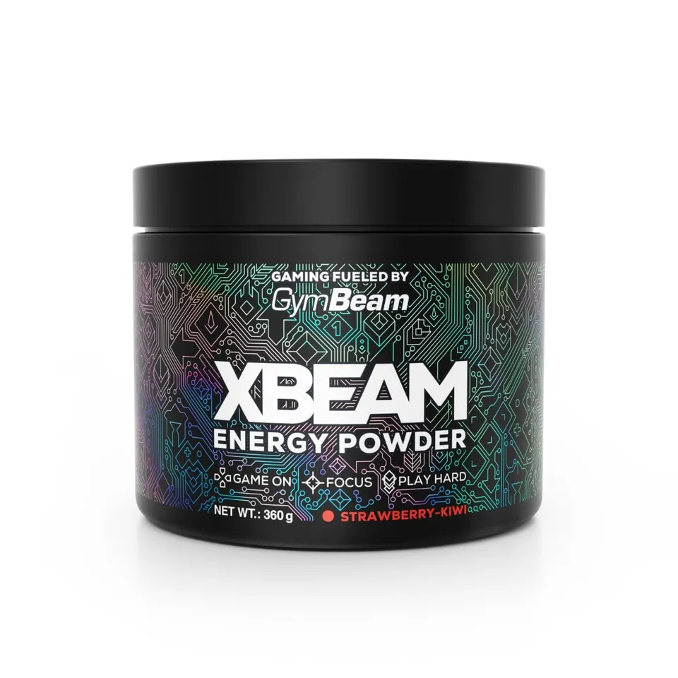 GymBeam Energy Powder Fragola-Kiwi 360 g gamer