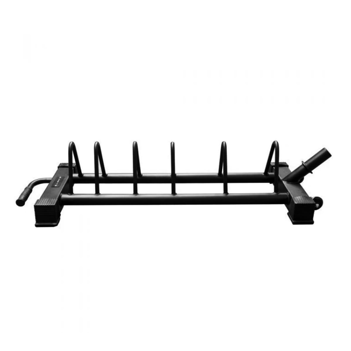 GymBeam Bumper Toast Rack rastrelliera dischi 50mm 5 scomparti ruote