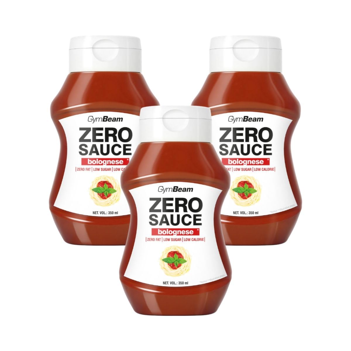 GymBeam SALSA ZERO Bolognese 350 ml Senza Grassi 16 kcal