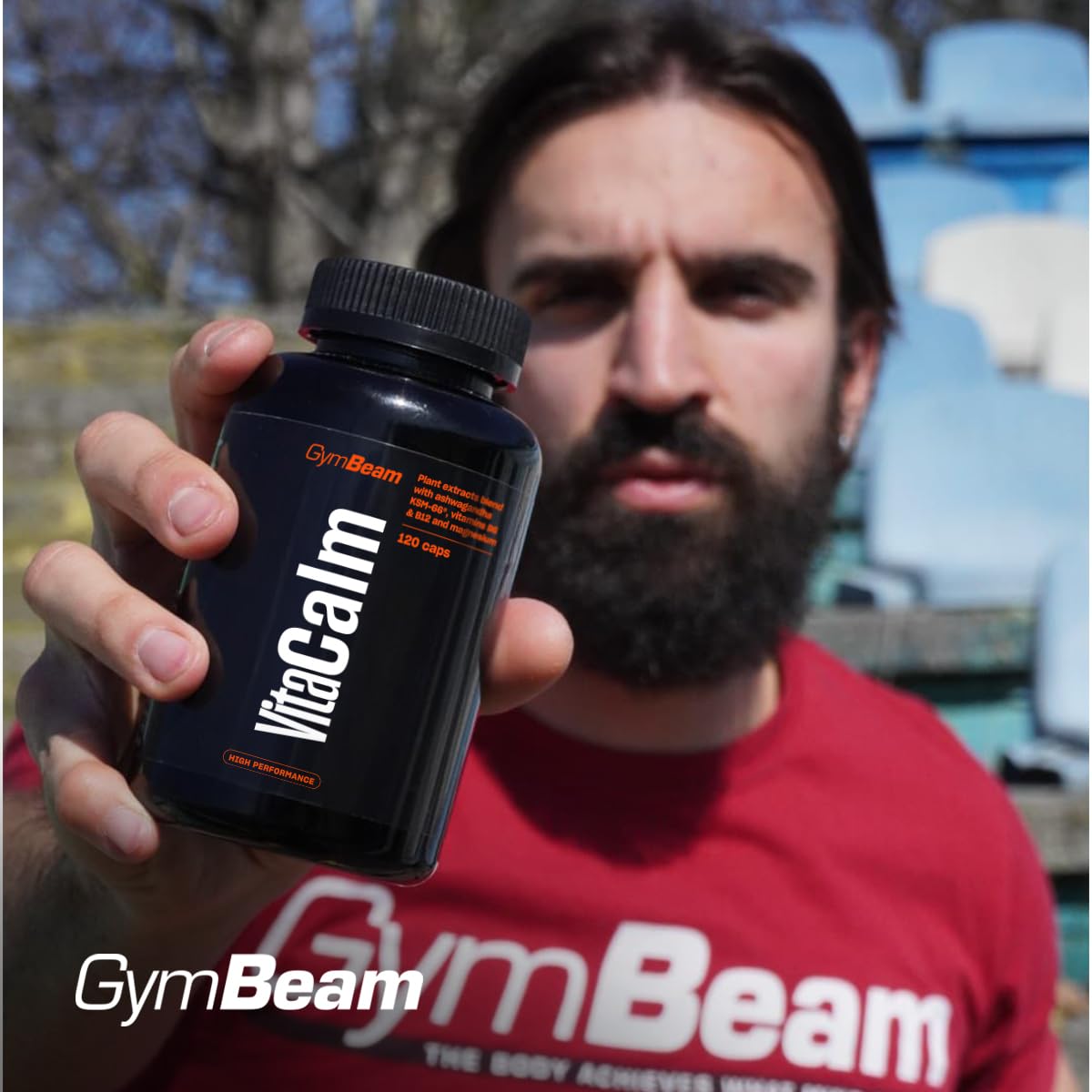 GymBeam VitaCalm 120 Cps Ashwagandha KSM-66 Stress