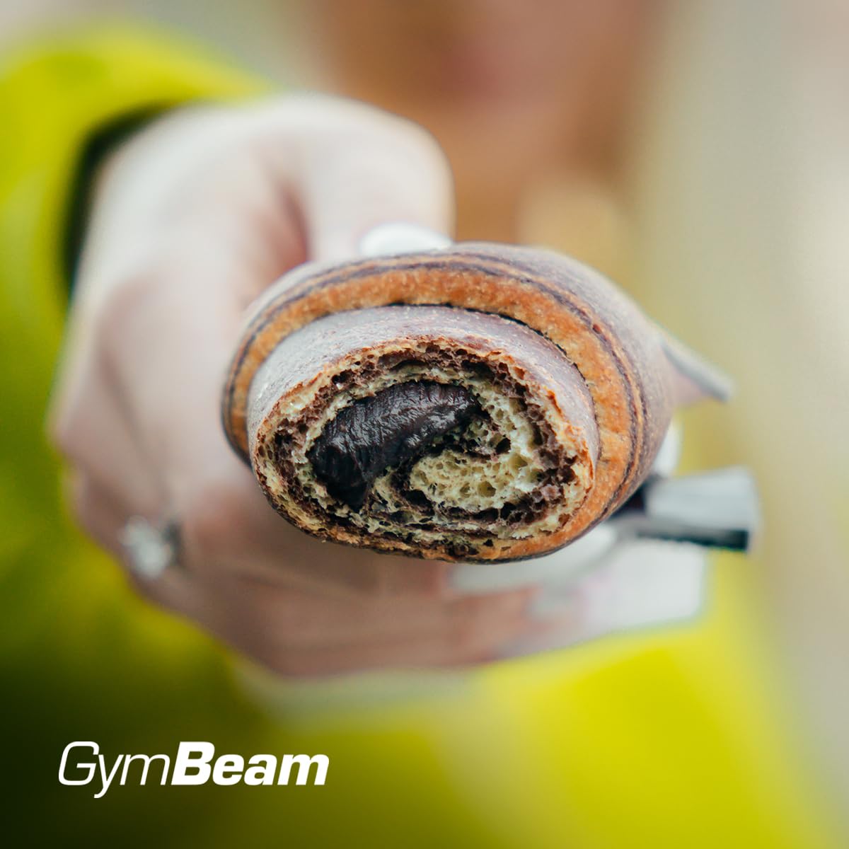 GymBeam Croissant Proteico Cacao 10x50g Senza Glutine Fibre