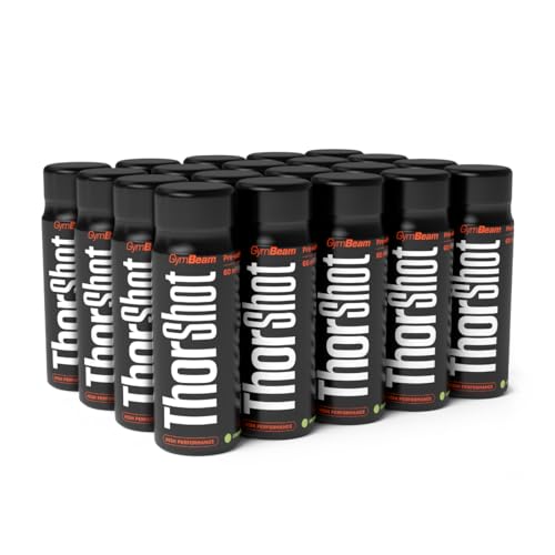 GymBeam Thor Shot 20x60ml Shot Pre-Allenamento Mela Verde Caffeina