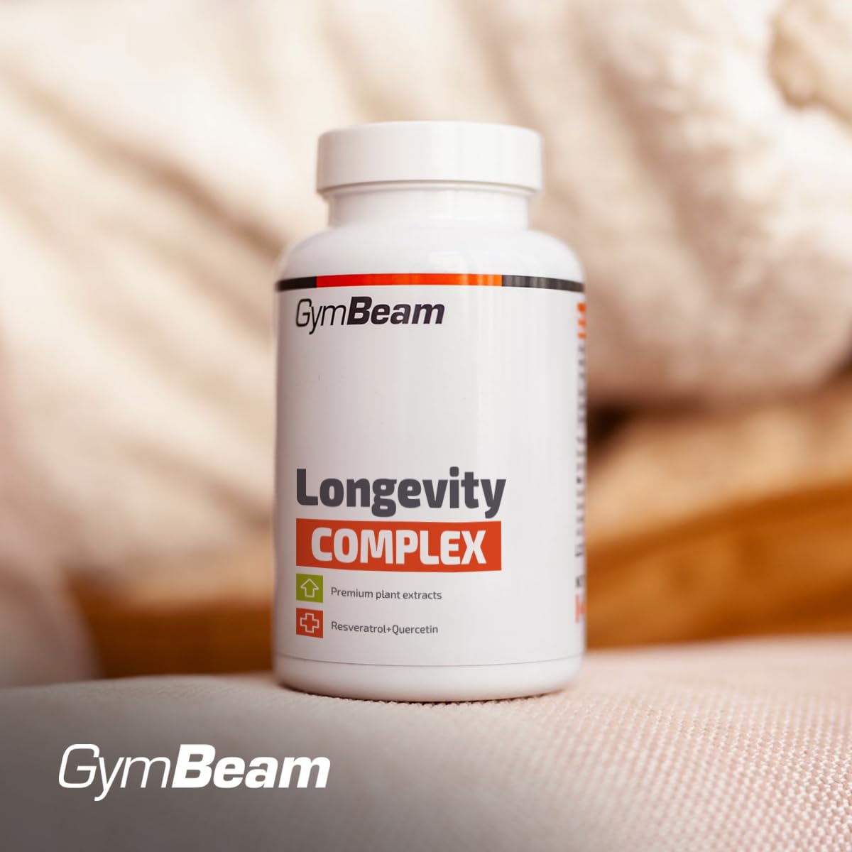 GymBeam Longevity Complex 90 cps coenzima Q10 ossa