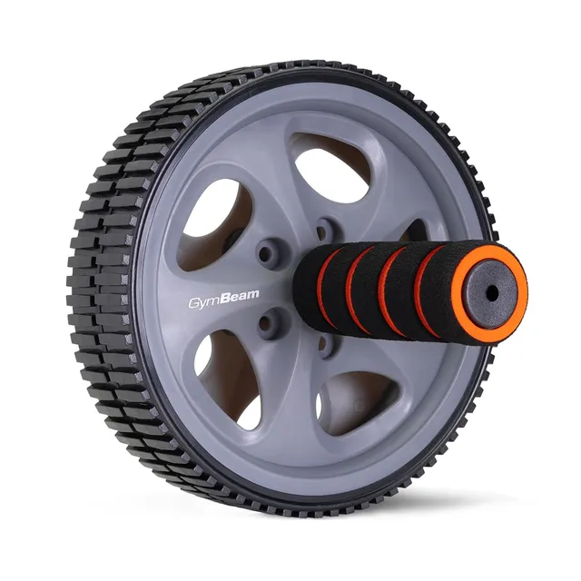 GymBeam Ab Wheel Ruota Addominali Doppia Ruota Stabile