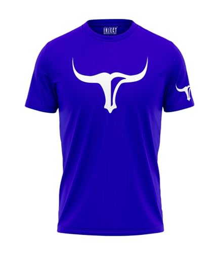 Inject Nutrition T-Shirt Torus maglietta 100% cotone blu logo Torus