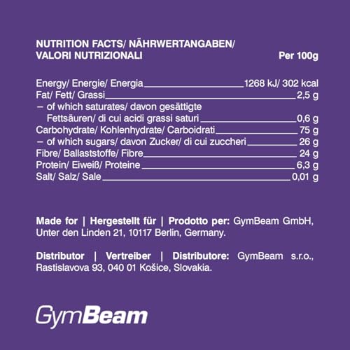 GymBeam Ribes Nero Liofilizzato Frutta Croccante 100g Senza Zucchero
