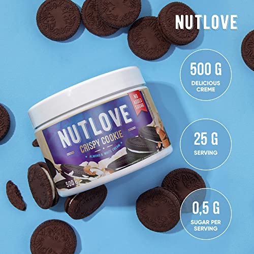 AllNutrition Nutlove Crispy Cookie Crema 500g Senza Zucchero