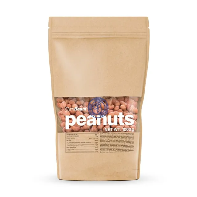 GymBeam Arachidi Non Tostate Snack Proteico 1000 g
