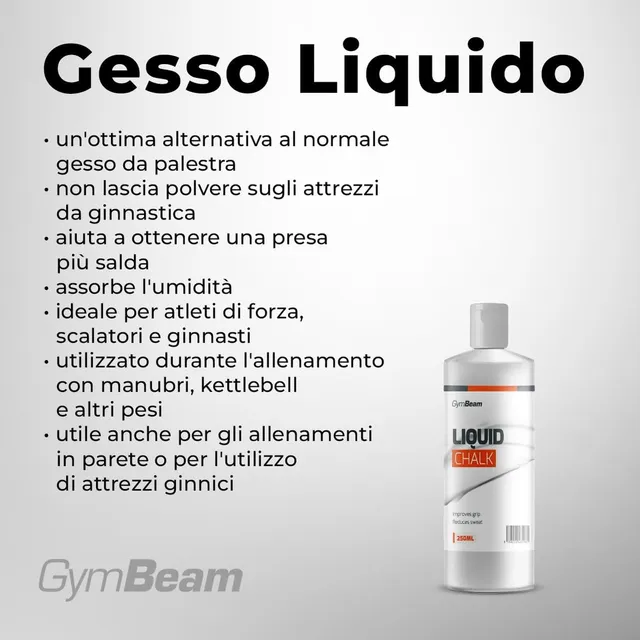 GymBeam Gesso Liquido Magnesite 250 ml Presa Forte