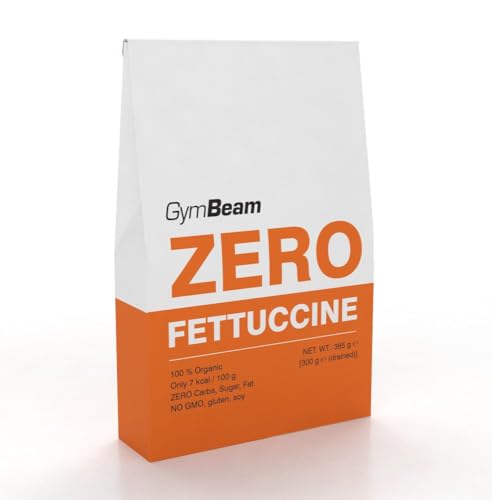 GymBeam Fettuccine Zero BIO 385 g pasta konjac senza glutine