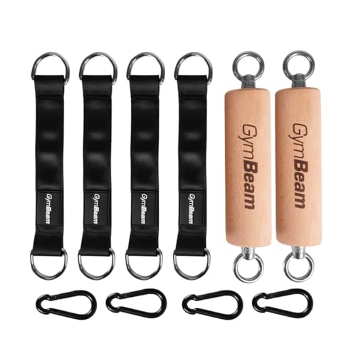 GymBeam Accessori Grip Sticks Adattatori Trazioni Legno 2 Pezzi