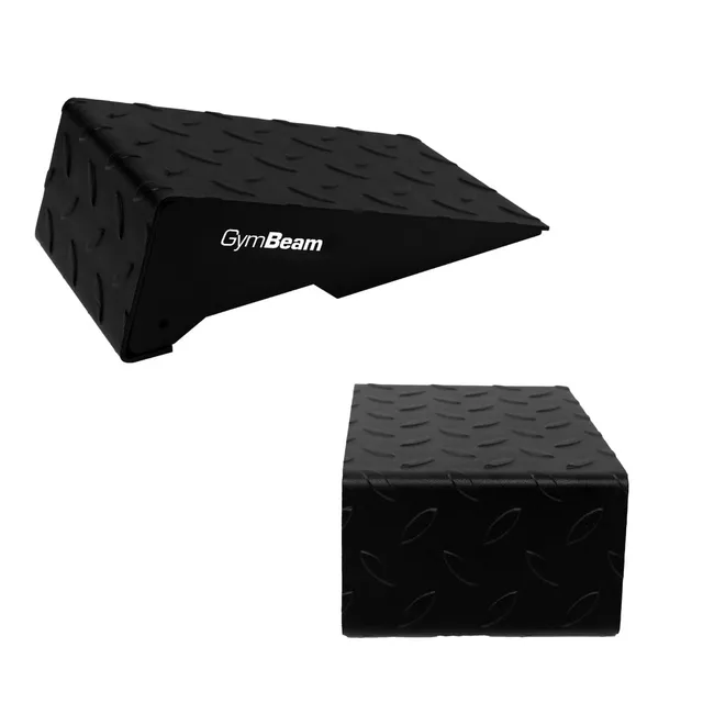 GymBeam Blocchi Squat 20° Acciaio 250kg Antiscivolo 2pz