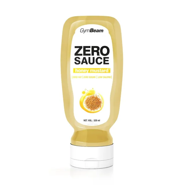 GymBeam Salsa Zero Senape Miele Salsa 320 ml