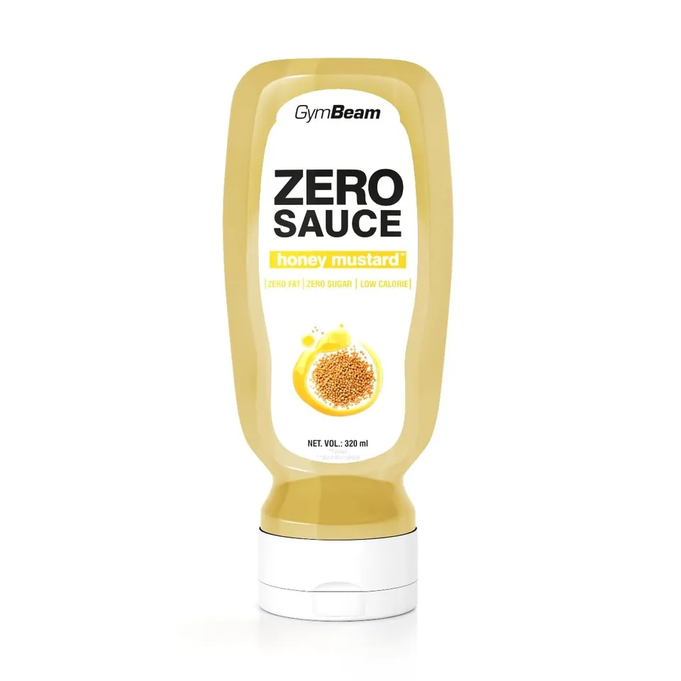 GymBeam Salsa Zero Senape Miele Salsa 320 ml