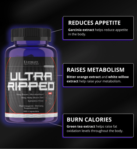Ultimate Nutrition Ultra Ripped Termogenico Brucia Grassi 90 capsule