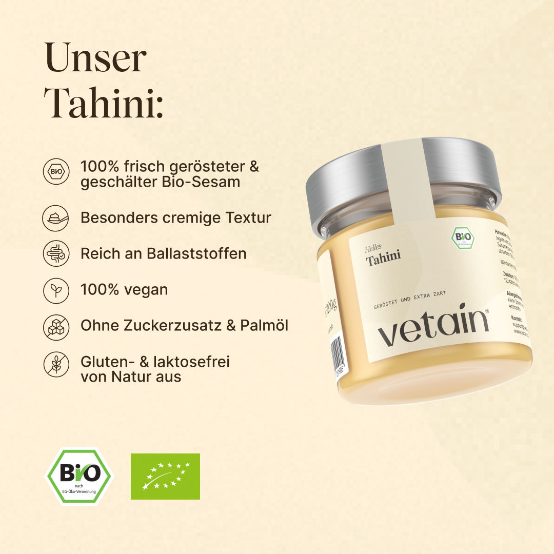 Vetain Tahini Chiaro Bio Crema 200 g sesamo