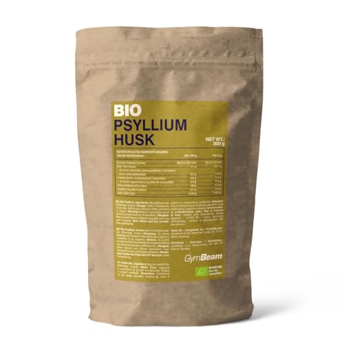 GymBeam Alimentazione Psillio Bio 300 g Fibra Vegana