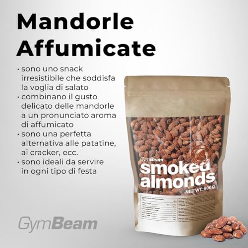 GymBeam Alimentazione Mandorle Affumicate sgusciate 500 g