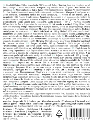 GymBeam Alimentazione Cristalli Sale Marino 250 g