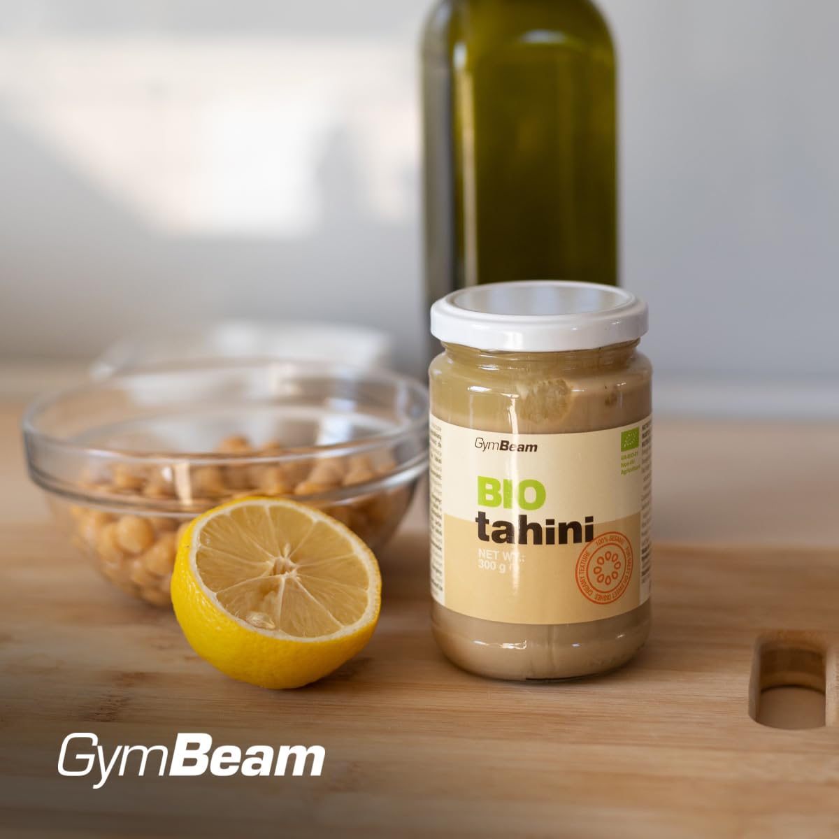 GymBeam Alimentazione Crema Tahini BIO 3x300g low carb