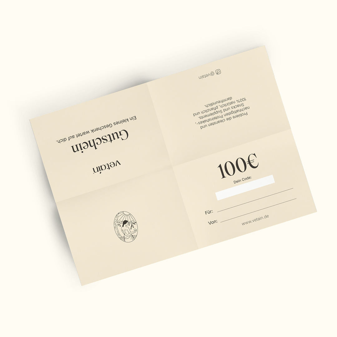 Vetain Geschenkkarten Buono Regalo Carta 50 EUR Fitness