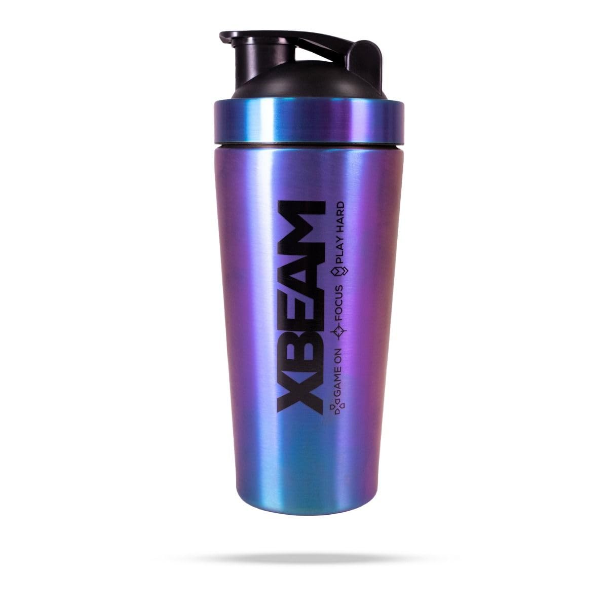 GymBeam HoloShake Shaker Acciaio 739 ml Gaming Cyberpunk YBEAM