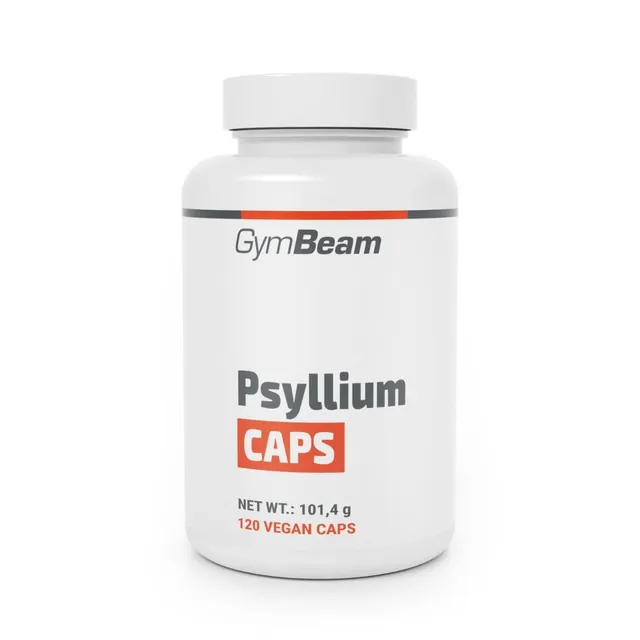 GymBeam Psyllium Caps Fibra 120 Capsule Vegano