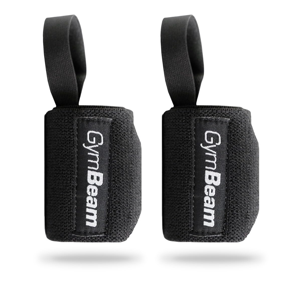 GymBeam Wrist Wrap Press Fasce Polsi Nero