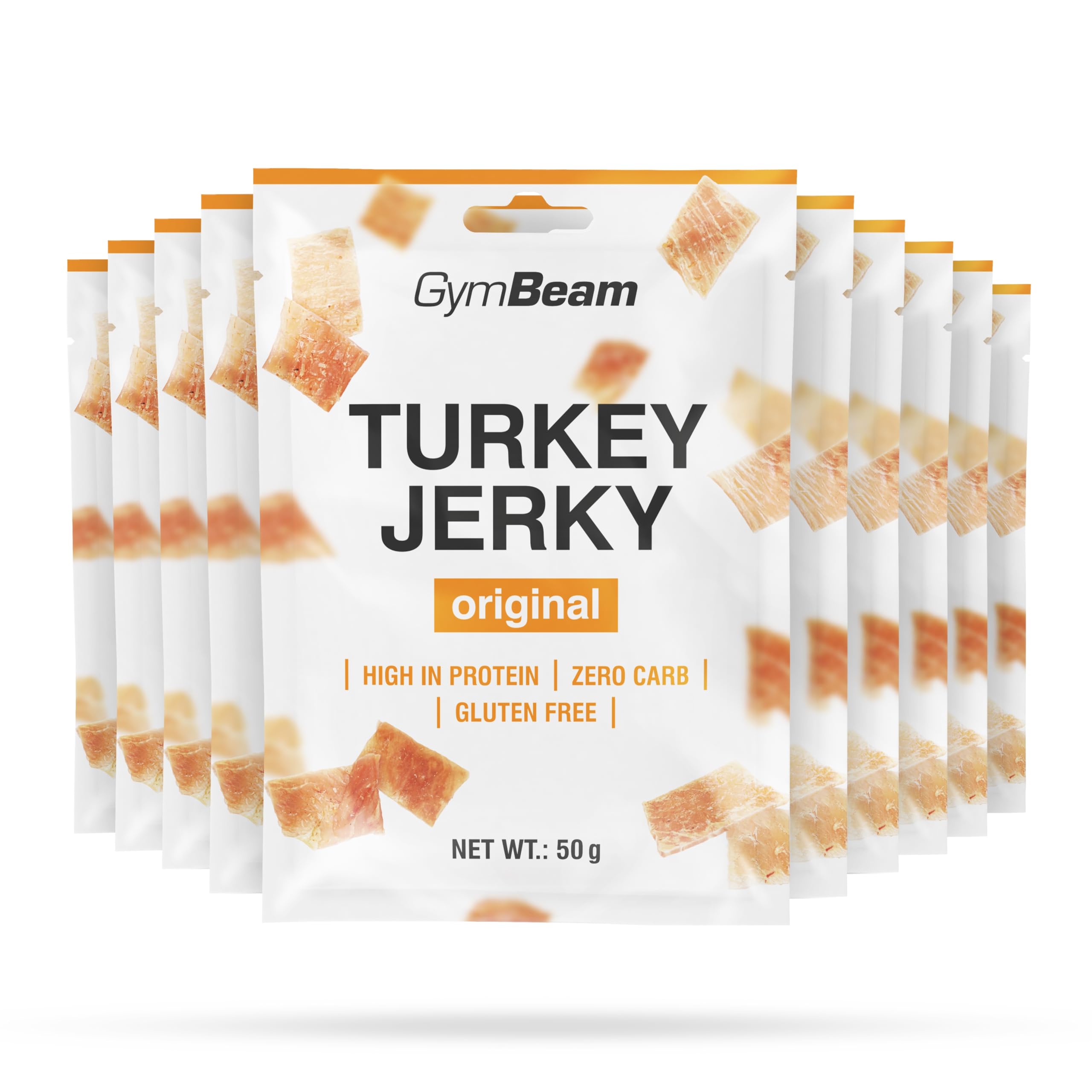 GymBeam Turkey Jerky carne secca tacchino 50 g proteine