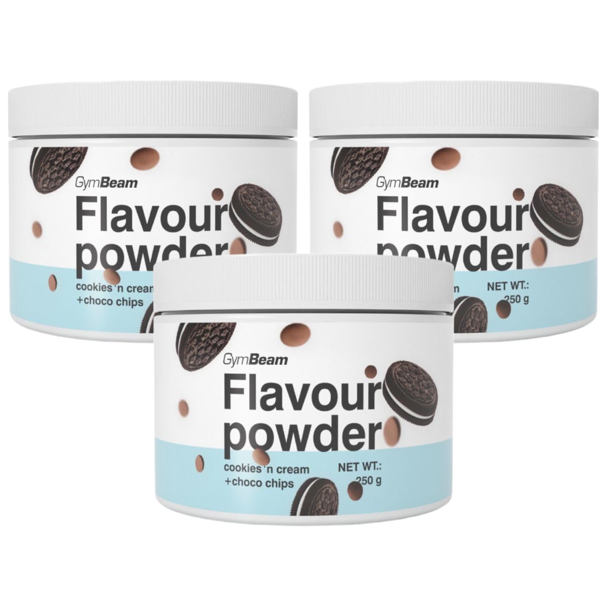 GymBeam Flavour Powder 250g Banana Choco Chips
